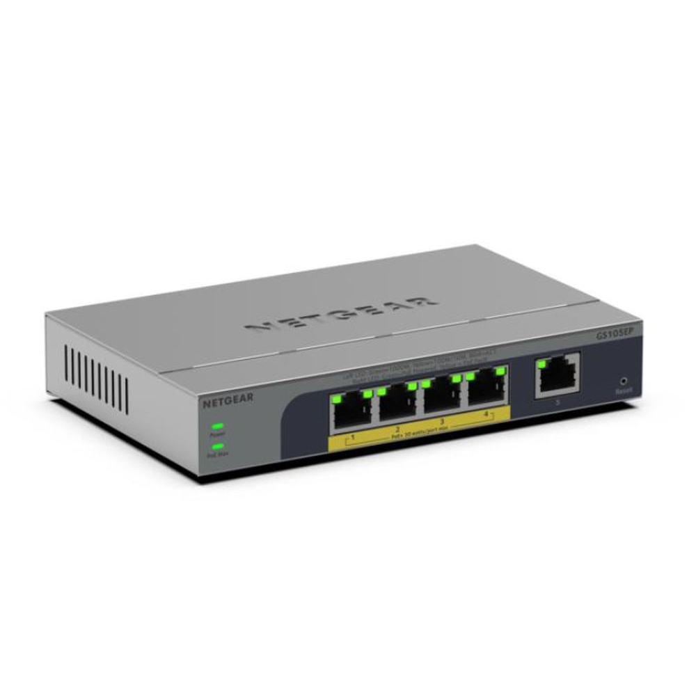 5PT GB PLUS SWCH W/ POE+ (GS105EP)