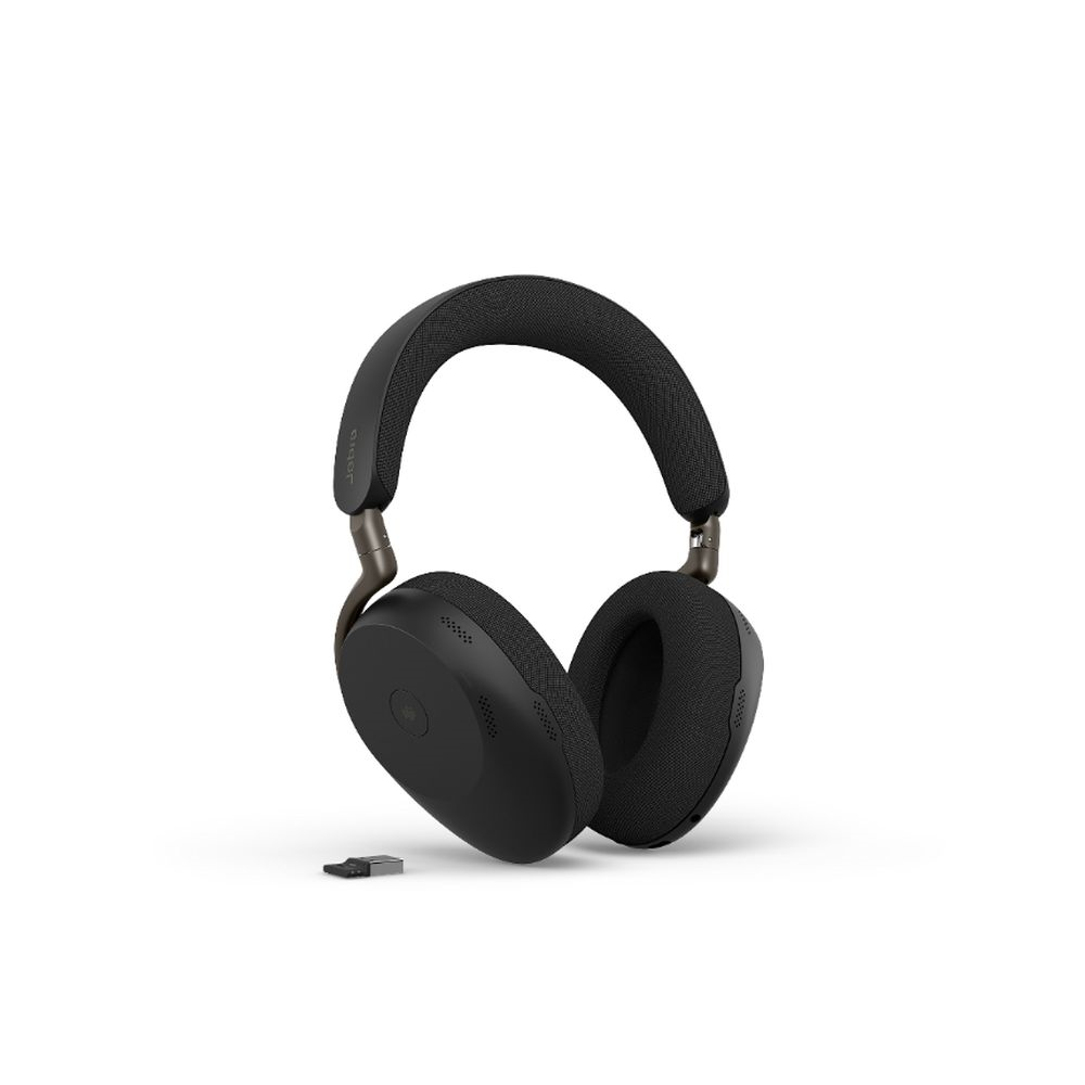 Jabra Evolve3 85 MS, Link390a, Black With wireless charging pad