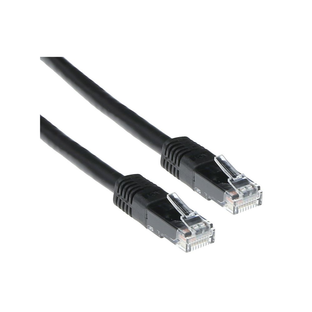 UTP patchcable black 0.5 m