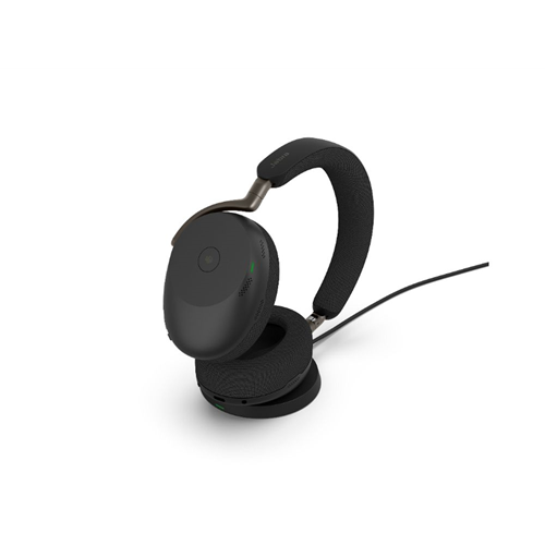 Jabra Evolve3 85 UC, Link390c, Black With wireless charging pad