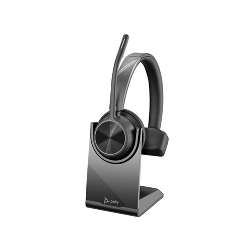 Poly BT Headset Voyager 4310 UC Mono USB-A with Charging Stand Poly BT Headset Voyager 4310 UC Mono USB-A with Charging Stand