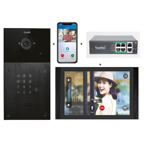 Videokit Doorphone Entry+keypad 4 Apps/10"monitor FT600SW Videokit Doorphone Entry+keypad 4 Apps/10"monitor FT600SW