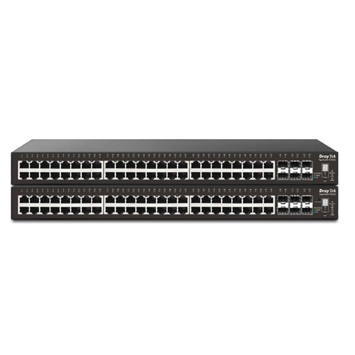 VigorSwitch 2542x 48 poorts Gigabit PoE + 6 10G L2+ Managed Switch VigorSwitch 2542x 48 poorts Gigabit PoE + 6 10G L2+ Managed Switch